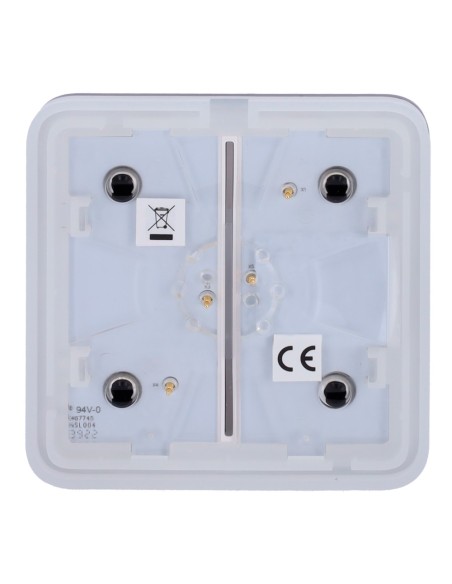 PANEL TÁCTIL PARA INTERRUPTOR DE LUZ DOBLE - COMPATIBILIDAD CON AJ-LIGHTCORE-2G - RETROILUMINACIÓN LED - PANEL TÁCTIL SIN CONTAC