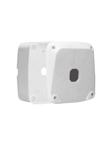 CAJA DE CONEXIONES INCLINADA 11 GRADOS - APTA PARA USO EXTERIOR - FABRICADA EN PLÁSTICO - COLOR BLANCO - 135 MM (AL) X 135 MM (A