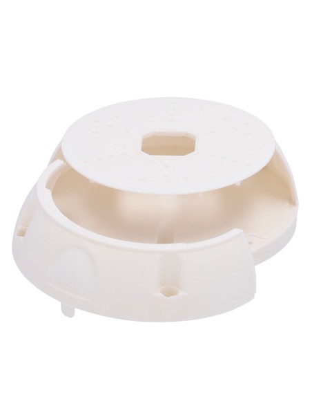 CAJA DE CONEXIONES PARA CÁMARAS BULLET Y DOMO - APTO PARA USO EXTERIOR - INSTALACIÓN EN TECHO O PARED - FABRICADO EN PLÁSTICO |