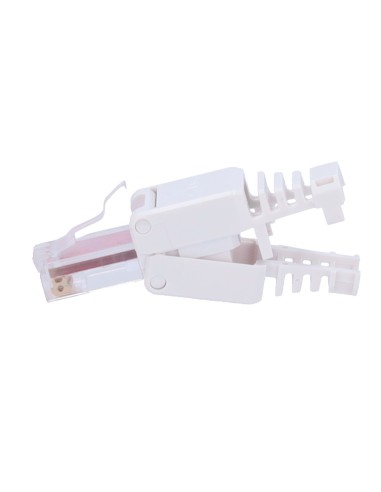 UTP CABLE CONNECTOR - OUTPUT CONNECTOR RJ45 - COMPATIBLE UTP CATEGORY 6 - EASY INSTALLATION WITHOUT TOOLS