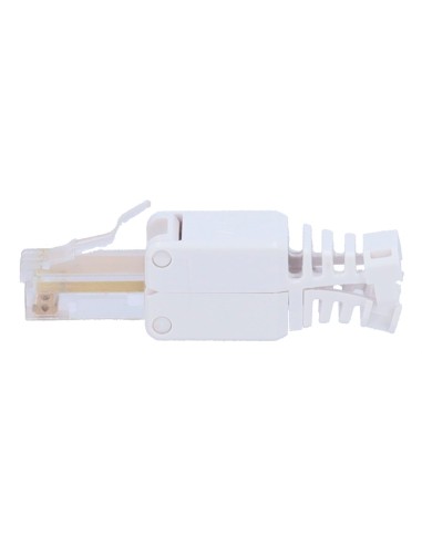 CONECTOR PARA CABLES UTP - CONECTOR SALIDA RJ45 - COMPATIBLE UTP CATEGORÍA 5E - FÁCIL INSTALACIÓN SIN NECESIDAD DE HERRAMIENTAS