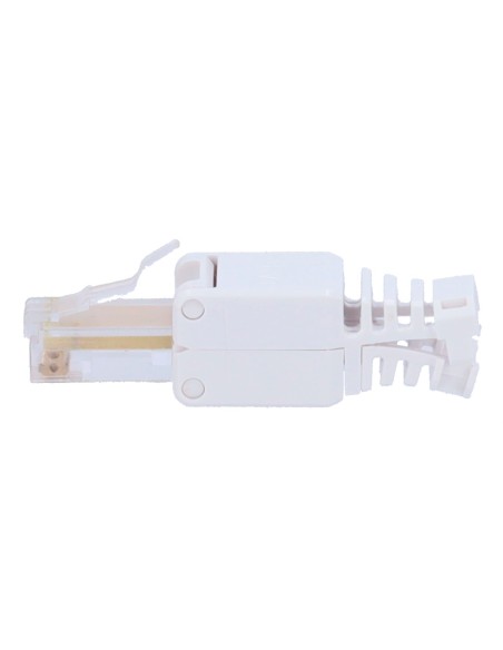 CONECTOR PARA CABLES UTP - CONECTOR SALIDA RJ45 - COMPATIBLE UTP CATEGORÍA 5E - FÁCIL INSTALACIÓN SIN NECESIDAD DE HERRAMIENTAS