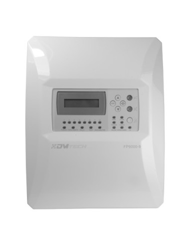 CENTRAL CONVENCIONAL DE 8 ZONAS CON PANTALLA LCD - 2 SALIDA DE SIRENA - 2 SALIDAS DE ALARMA Y FALLO Y 2 SALIDAS DE RELÉ CONFIGUR