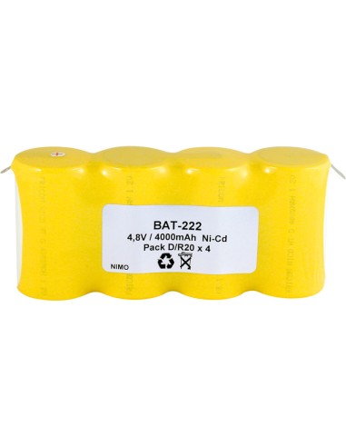 PACK DE BATERÍAS 4,8V/5000MAH NI-CD. BAT