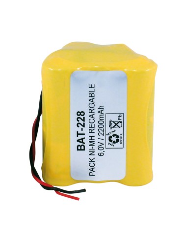 PACK DE BATERÍAS 6,0V/2500MAH NI-MH. BAT228