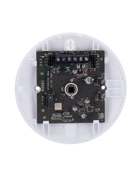 DETECTOR CABLEADO DE TECHO - ALCANCE DETECCIÓN 12 M - RESISTENCIAS FIN DE LÍNEA (EOL) SELECCIONABLES - ALIMENTACIÓN 9~ 16 VDC -