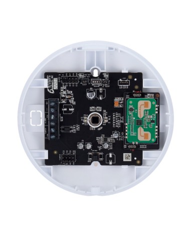 DETECTOR CABLEADO DE TECHO DOBLE TECNOLOGÍA - ALCANCE DETECCIÓN 12 M - RESISTENCIAS FIN DE LÍNEA (EOL) SELECCIONABLES - ALIMENTA