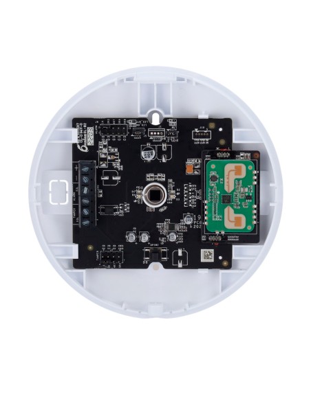 DETECTOR CABLEADO DE TECHO DOBLE TECNOLOGÍA - ALCANCE DETECCIÓN 12 M - RESISTENCIAS FIN DE LÍNEA (EOL) SELECCIONABLES - ALIMENTA