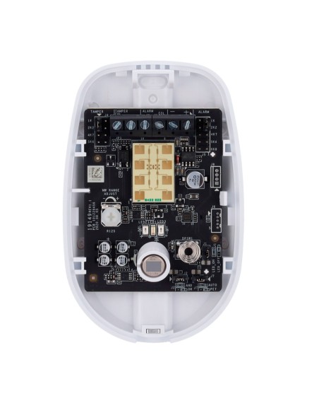 DETECTOR CABLEADO DE DOBLE TECNOLOGÍA - ALCANCE DETECCIÓN 12 M - INMUNIDAD A MASCOTAS HASTA 30 KG - RESISTENCIAS FIN DE LÍNEA (E