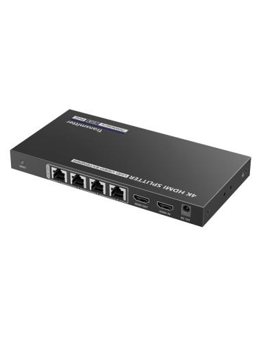 HDMI SIGNAL SPLITTER EXTENDER - RANGE 40 M - RESOLUTION 4K - ALLOWS 1 CONNECTIONS:4 - HDMI LOOP OUT - POC - CABLE POWER SUPPLY