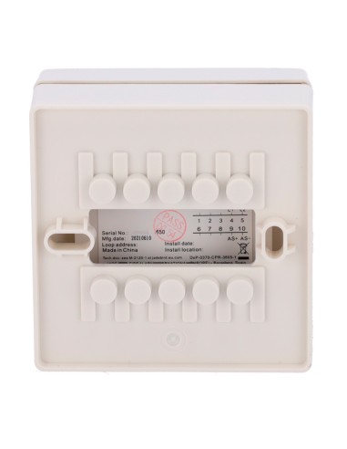 MÓDULO ANALÓGICO JADE BIRD - 1 ENTRADA SUPERVISADA - ALIMENTACIÓN POR LAZO - CABLE CONDUCTOR HASTA 2.5MM2 - REOL DE 10 K? (SUMIN