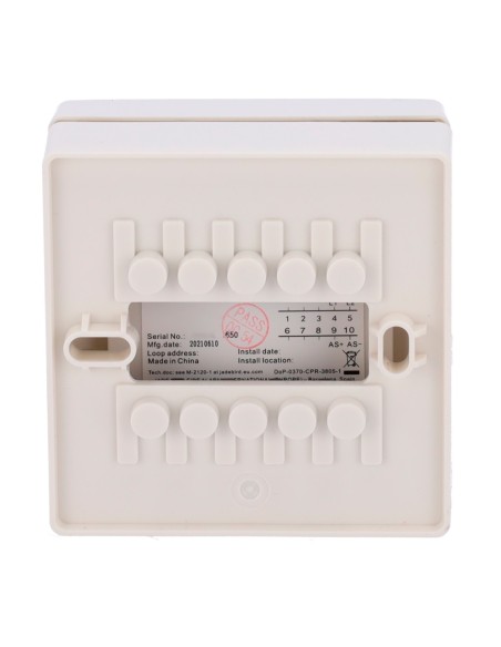 JADE BIRD ANALOG MODULE - 1 SUPERVISED INPUT - POWERED BY LOOP - CONDUCTOR CABLE UP TO 2.5MM2 - REOL OF 10 KO (SUPPLIED) - CERT