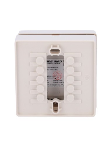 MÓDULO ANALÓGICO JADE BIRD - MÓDULO DE ZONA CONVENCIONAL - ALIMENTACIÓN POR LAZO O EXTERNA - CABLE CONDUCTOR HASTA 2.5MM2 - REOL