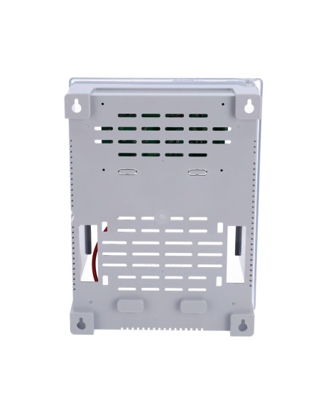 CAJA DE DISTRIBUCIÓN DE ALIMENTACIÓN  - ENTRADA AC 100-240 V 50/60 HZ  - SALIDA DC 12V / 5A - CAJA DE PLÁSTICO - APTO PARA BATER