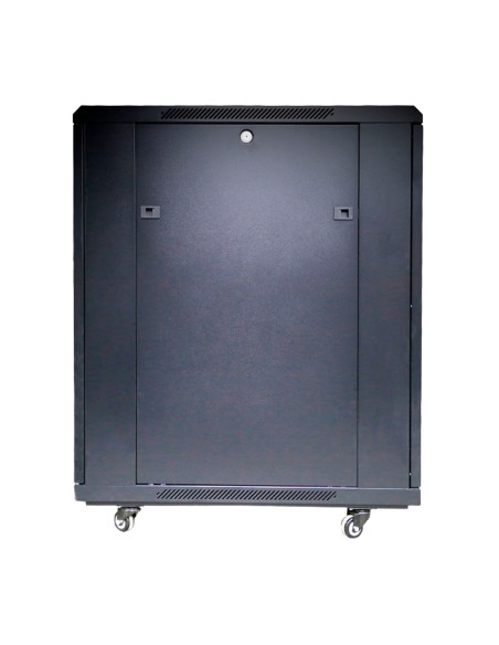 ARMARIO RACK PARA SUELO - HASTA 18U RACK DE 19&QUOT;(800*800) - HASTA 800 KG DE CARGA - CON VENTILACIÓN Y PASACABLES - 4 VENTILA
