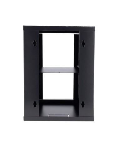 ARMARIO RACK PARA PARED - HASTA 9U RACK DE 10&QUOT; - HASTA 15 KG DE CARGA - CON PASACABLES - BANDEJA INCLUIDA - PROFUNDIDAD 300