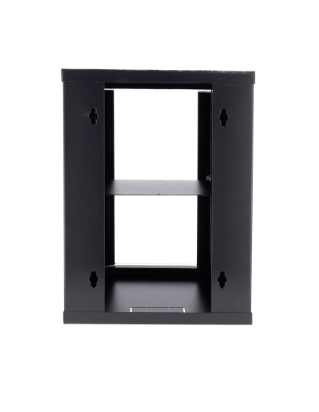 ARMARIO RACK PARA PARED - HASTA 9U RACK DE 10&QUOT; - HASTA 15 KG DE CARGA - CON PASACABLES - BANDEJA INCLUIDA - PROFUNDIDAD 300