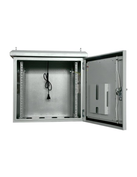 ARMARIO RACK PARA PARED - HASTA 9U RACK DE 19&QUOT; - HASTA 100 KG DE CARGA - CON REJILLAS DE VENTILACIÓN Y PASACABLES - GRADO D
