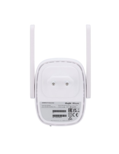 REYEE WI-FI EXTENDER - 1 PUERTO RJ45 10/100MBPS - WI-FI 4 2X2 BANDA 2.4GHZ - GESTIÓN REMOTA A TRAVÉS DE CLOUD - CONTROL PARENTAL