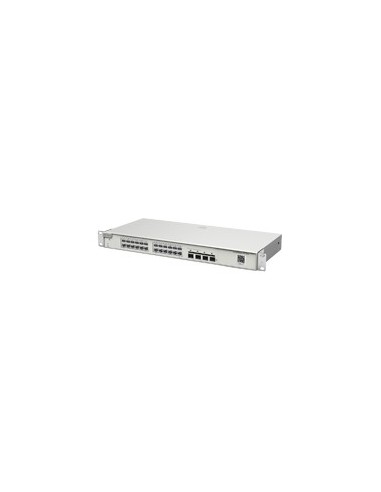 REYEE SWITCH CLOUD CAPA 3 - 24 PUERTOS RJ45 GIGABIT - 4 PUERTOS SFP+ 10 GBPS - STATIC LAG/DHCP SNOOP/IGMP SNOOP/PORT MIRROR - VL