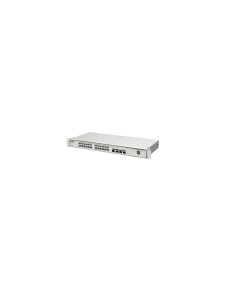 REYEE SWITCH CLOUD CAPA 3 - 24 PUERTOS RJ45 GIGABIT - 4 PUERTOS SFP+ 10 GBPS - STATIC LAG/DHCP SNOOP/IGMP SNOOP/PORT MIRROR - VL