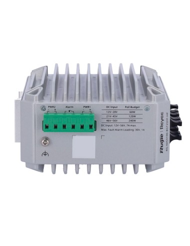 REYEE SWITCH INDUSTRIAL POE CLOUD CAPA 2 - 8 PUERTOS POE+ GIGABIT + 2 PUERTOS SFP GIGABIT - 30W POR PUERTO 802.3AF/AT / MÁXIMO 2