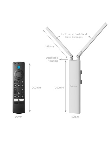 REYEE - AP OMNIDIRECCIONAL WI-FI 5 - APTO PARA EXTERIORES IP65 DISEÑO COMPACTO - SOPORTA 802.11A/B/G/N/AC WAVE 2 - VELOCIDAD TRA