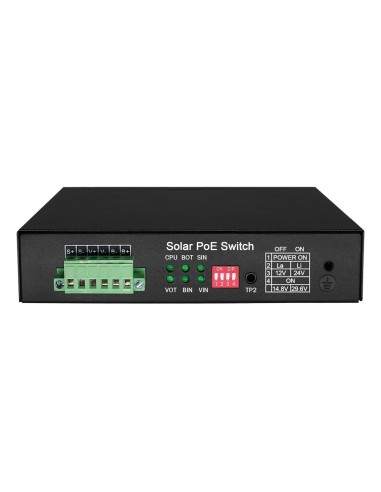 POE SWITCH - 5 POE PORTS + 1 SFP - PORT SPEED 10/100/1000 MBPS - 1XHI-POE (60W) + 2XPOE+ (30W) + 2X24/48V (25W) - UP TO 65W OF 