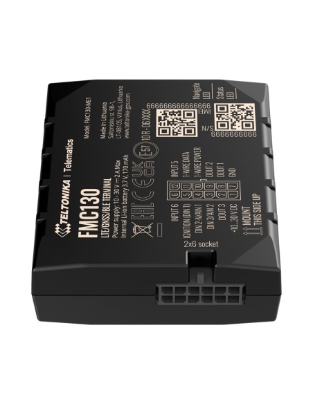 ADVANCED VEHICLE TRACKER - INTERNAL WIRING CONNECTION - INSTALLATION CONCEALED UNDER DASHBOARD - 4G, 3G, 2G AND BLE FOR TK-EYE 