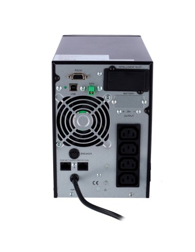 SAI ONLINE - POTENCIA 1000VA/900W - ENTRADA 200~240 VAC / SALIDA 200~240 VAC - 4 SALIDAS BACKUP TIPO IEC PROTEGIDAS - TIEMPO DE