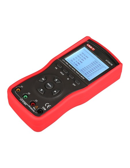 PINZA AMPERIMÉTRICA TRIFÁSICA - PANTALLA LED RETROILUMINADA - MEDICIÓN EN AC HASTA 600V Y 20A - MEDICIÓN DE POTENCIA ACTIVA, REA