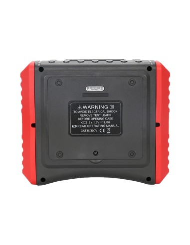 MEDIDOR DE RESISTENCIA A TIERRA - DISPLAY LCD - MEDICIÓN DE RESISTENCIA A TIERRA HASTA 40KO - MEDICIÓN DE RESISTIVIDAD DEL SUELO