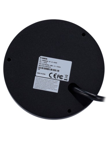 CÁMARA DOMO IP X-SECURITY COLOR NEGRO - 4 MEGAPÍXEL  (2688 × 1520) - LENTE 2.713.5 MM / LEDS ALCANCE 40 M - WDR 120 DB | MICRÓF