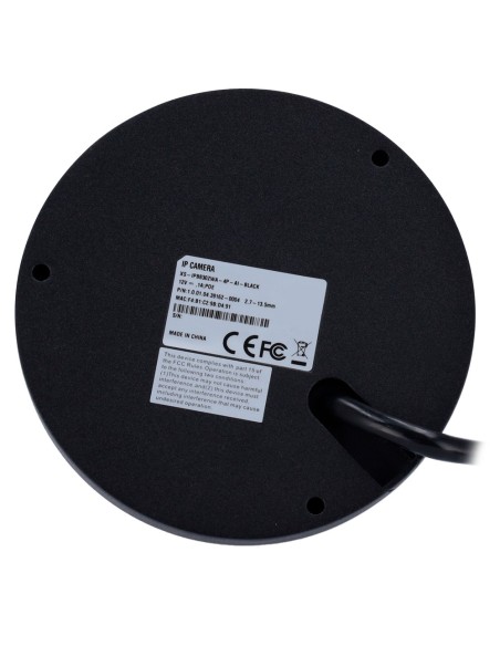 CÁMARA DOMO IP X-SECURITY COLOR NEGRO - 4 MEGAPÍXEL  (2688 × 1520) - LENTE 2.713.5 MM / LEDS ALCANCE 40 M - WDR 120 DB | MICRÓF