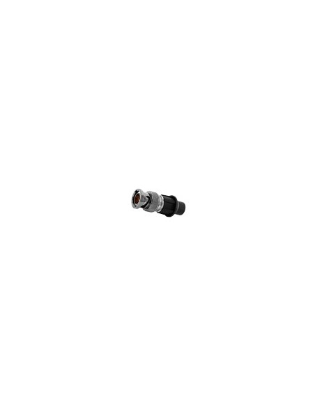 CONECTOR BNC MACHO - SIMPLE - RÁPIDO - REUTILIZABLE - RECICLABLE - COMPATIBILIDAD UNIVERSAL CON MICROCOAXIAL Y RG59