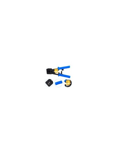 HERRAMIENTA CRIMPADORA PARA CONECTOR PASANTE - MODELO PROFESIONAL DE ALTA CALIDAD - CONECTORES: EZ-RJ45, RJ11, RJ12 Y RJ22 - CAB
