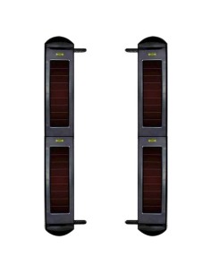 DETECTOR DE BARRERA SOLAR POR INFRARROJOS - COMPLETAMENTE INALÁMBRICA | 4 HACES - ALCANCE DE SEÑAL HASTA 1000M - ALCANCE MÁX. DE