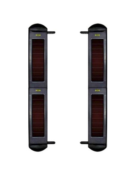 DETECTOR DE BARRERA SOLAR POR INFRARROJOS - COMPLETAMENTE INALÁMBRICA | 4 HACES - ALCANCE DE SEÑAL HASTA 1000M - ALCANCE MÁX. DE