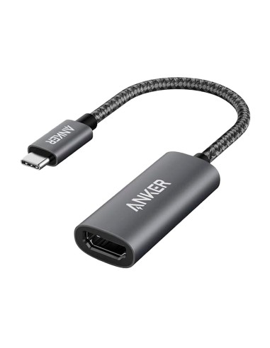 ANKER - ADAPTADOR GRAFICO -  USB-C A HDMI (4K) - PLUG &AMP; PLAY - COMPATIBILIDAD UNIVERSAL - COLOR GRIS