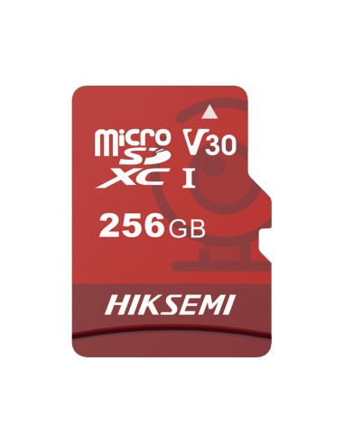 TARJETA DE MEMORIA HIKVISION - CAPACIDAD 256 GB - CLASE 10 | VELOCIDAD ESCRITURA 55 MB/S - HASTA 300 CICLOS DE ESCRITURA - FORMA