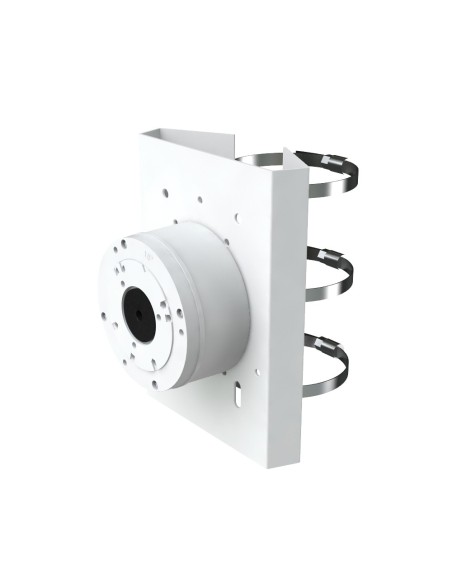SOPORTE DE POSTE SAFIRE SMART - ALTURA 215 MM - DIÁMETRO DE LA BASE PARA CÁMARAS 112 MM - APTO PARA USO EN EXTERIOR - COLOR BLAN