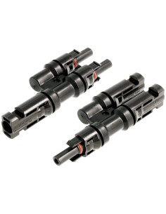 CONECTOR EMPALMADOR MC4 MACHO-HEMBRA PLACAS SOLARES 2:1 2