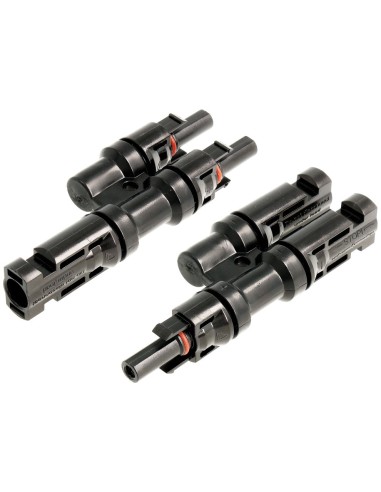 CONECTOR EMPALMADOR MC4 MACHO-HEMBRA PLACAS SOLARES 2:1
