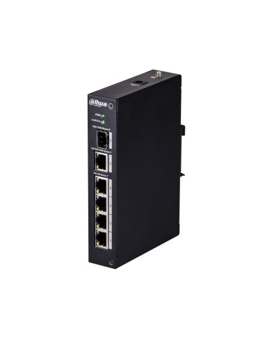 SWITCH INDUSTRIAL (L2) NO GESTIONABLE DE 4 PUERTOS FAST ETHERNET + 1 PUERTO UPLINK GIGABIT + 1 PUERTO 1000BASE-X SFP. LIGHTNING-