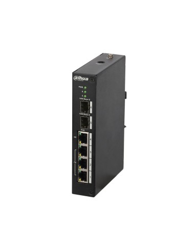 SWITCH INDUSTRIAL GESTIONABLE L2+ DE 3 PUERTOS FAST ETHERNET POE + 1 PUERTO UPLINK GIGABIT ETHERNET POE + 2 PUERTOS 1000 BASE-X