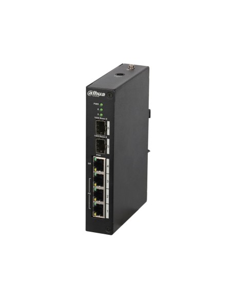 SWITCH INDUSTRIAL GESTIONABLE L2+ DE 3 PUERTOS FAST ETHERNET POE + 1 PUERTO UPLINK GIGABIT ETHERNET POE + 2 PUERTOS 1000 BASE-X