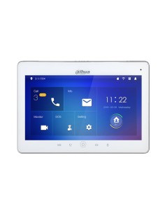 MONITOR IP WIFI SIP A COLORI DA 10 POLLICI. PROTOCOLO SIP. PANTALLA TACTIL CAPACITIVA. OPERATIVA MEDIANTE BOTONES TACTILES. H.26