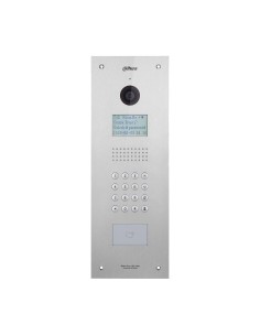 ESTACION DE VIDEOPORTERO SIP APTA PARA EXTERIOR. H.264. CMOS DE 1,3MP. OPTICA DE 4 MM (95°). G.711. AUDIO BIDIRECCIONAL. 2 ENTRA