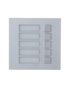 MODULO PULSADOR CON 5 BOTONES PARA SISTEMA DE VIDEOPORTERO IP . IK07. IP65. DAHUA VTO4202F-MB5