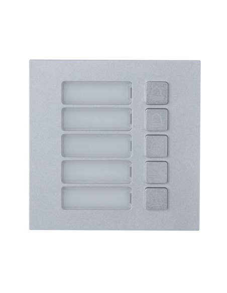 MODULO PULSADOR CON 5 BOTONES PARA SISTEMA DE VIDEOPORTERO IP . IK07. IP65. DAHUA VTO4202F-MB5
